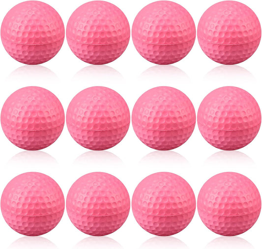 12 Pcs Foam Golf Practice Balls Soft Foam Balls for Golf Practice Realistic Feel and Flight Sport Training