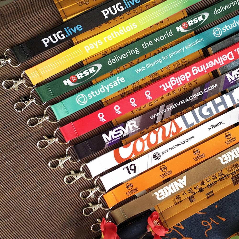 30/50/100/5000... Pcs, Custom Personalize Lanyards for Men and Women, Customize Text and Logo, Personalized Neck Lanyard for ID Card Badge Holder, Key Keychain, Teacher, Office, Business etc