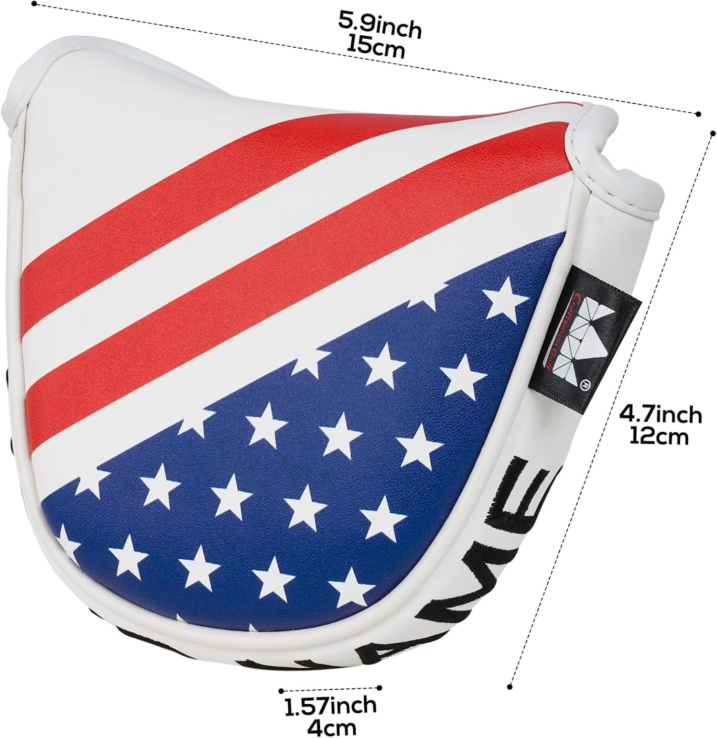 CRAFTSMAN GOLF USA America Mallet Blade Putter Cover Headcover for Scotty Cameron Odyssey LAB