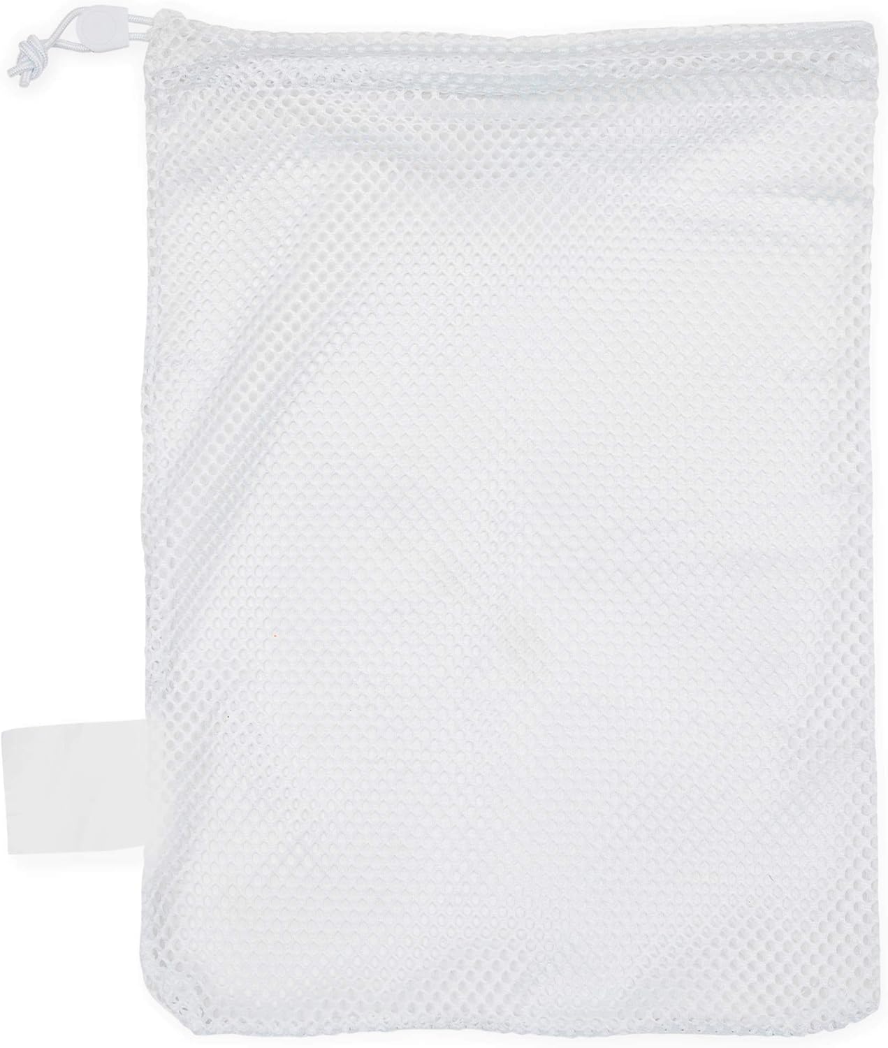 Champion Sports Mesh Equipment Bag – Heavy-Duty Nylon Drawstring Bag with Lock & ID Tag, Breathable Storage Sack for Balls, Swim Gear, Laundry & Toys, Multiple Sizes & Colors