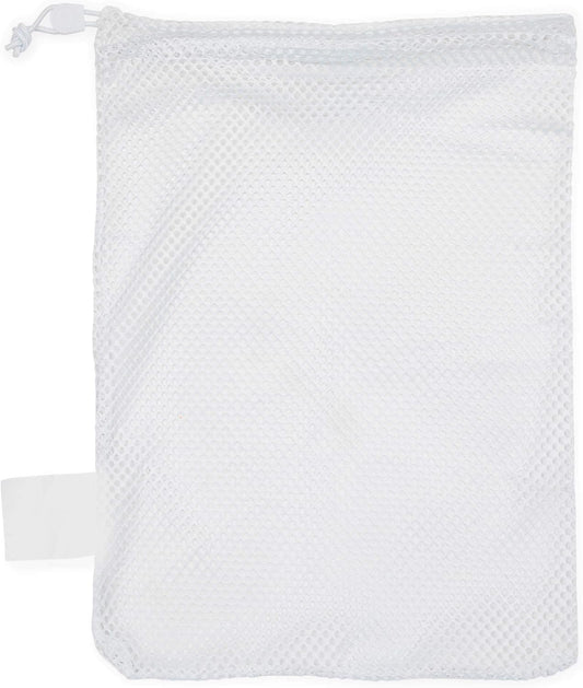 Champion Sports Mesh Equipment Bag – Heavy-Duty Nylon Drawstring Bag with Lock & ID Tag, Breathable Storage Sack for Balls, Swim Gear, Laundry & Toys, Multiple Sizes & Colors