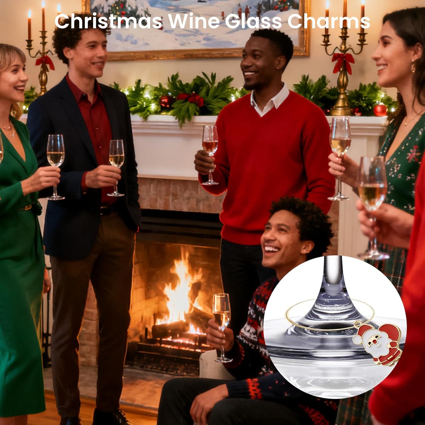 Wine Glass Charms Drink Identifiers Wine Charms For Stem Glasses Markers Glass Tags Travel Beach Themed Party Supplies