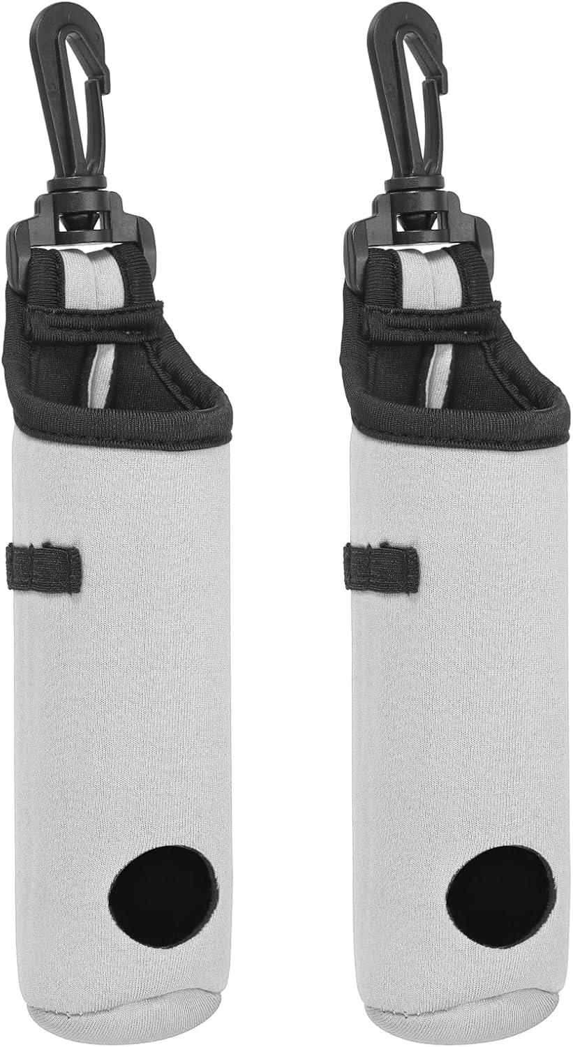 PATIKIL Golf Ball Carry Bag Golf Tee Holder Pouch Portable Neoprene Golf Ball Holder with Clip for Men and Women