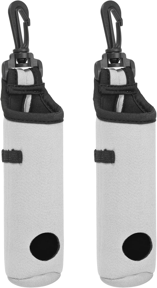 PATIKIL Golf Ball Carry Bag Golf Tee Holder Pouch Portable Neoprene Golf Ball Holder with Clip for Men and Women