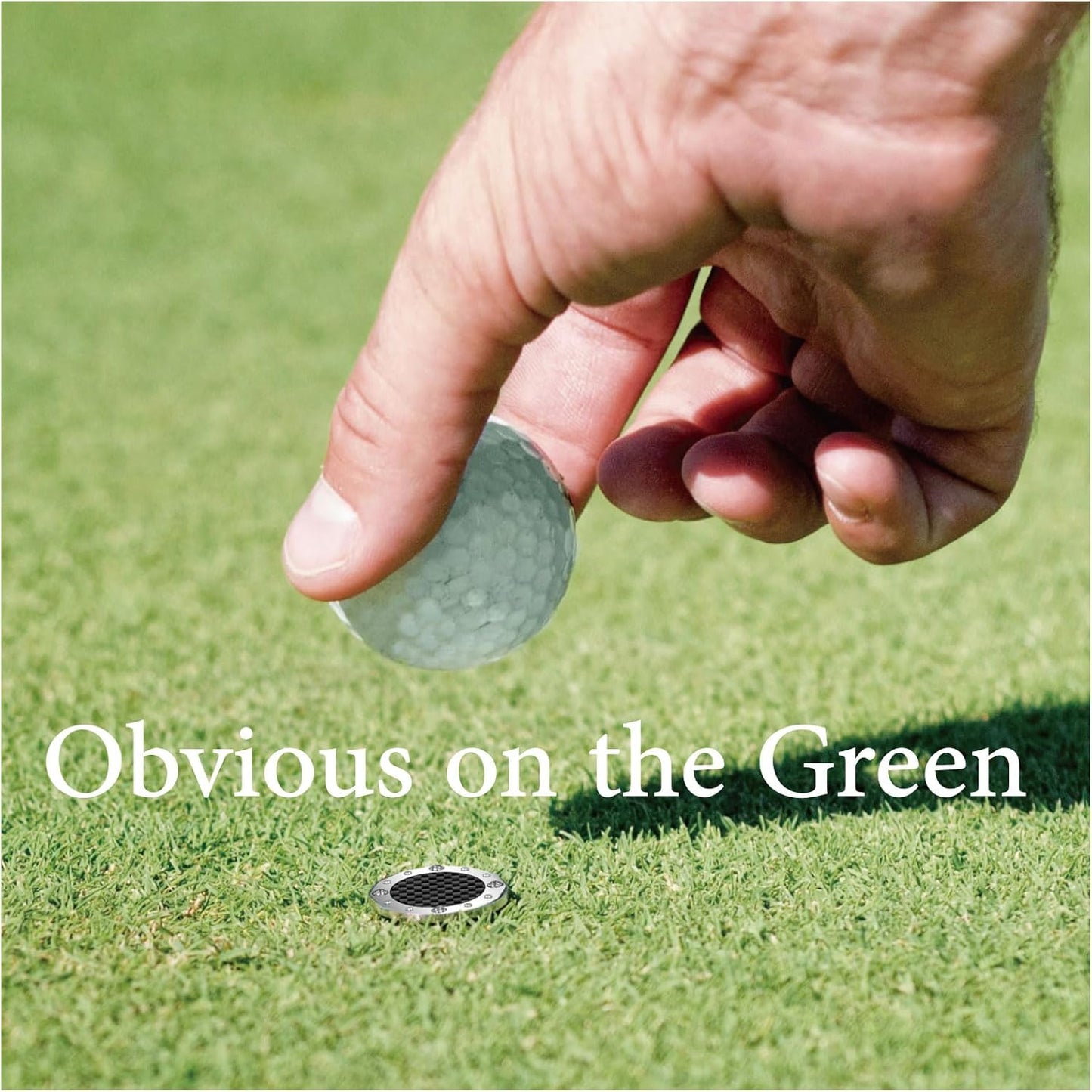 Golf Ball Marker with Carbon Fiber Ball Marker Bracelet, Golf Accessories, Golf Gifts, Golf Counter for Men Women