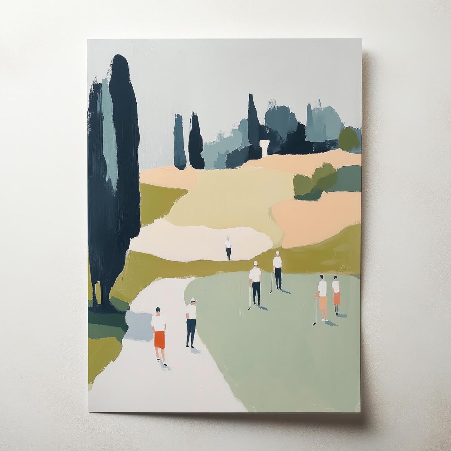 Golf Impressionist Art Print Posters - Premium Giclee Fine Art Prints - Sporty and Sophisticated Home Decor Posters, Golfer Art Prints for Home and Office Decor - Vintage Aesthetic, Ready to Frame