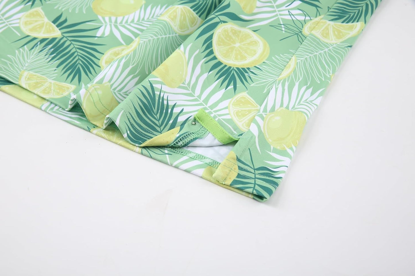 Alex Vando Mens Hawaiian Golf Shirt Moisture Wicking Digital Print Golf Shirts for Men