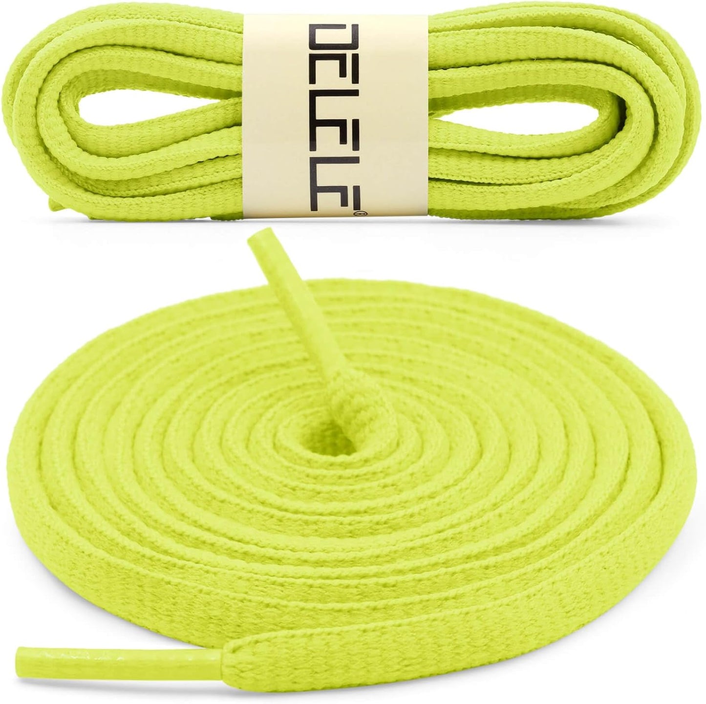 DELELE 2Pair Oval Shoes laces 42 Colors Half Round 1/4" Athletic ShoeLaces for Sport/Running Shoes Shoe Strings