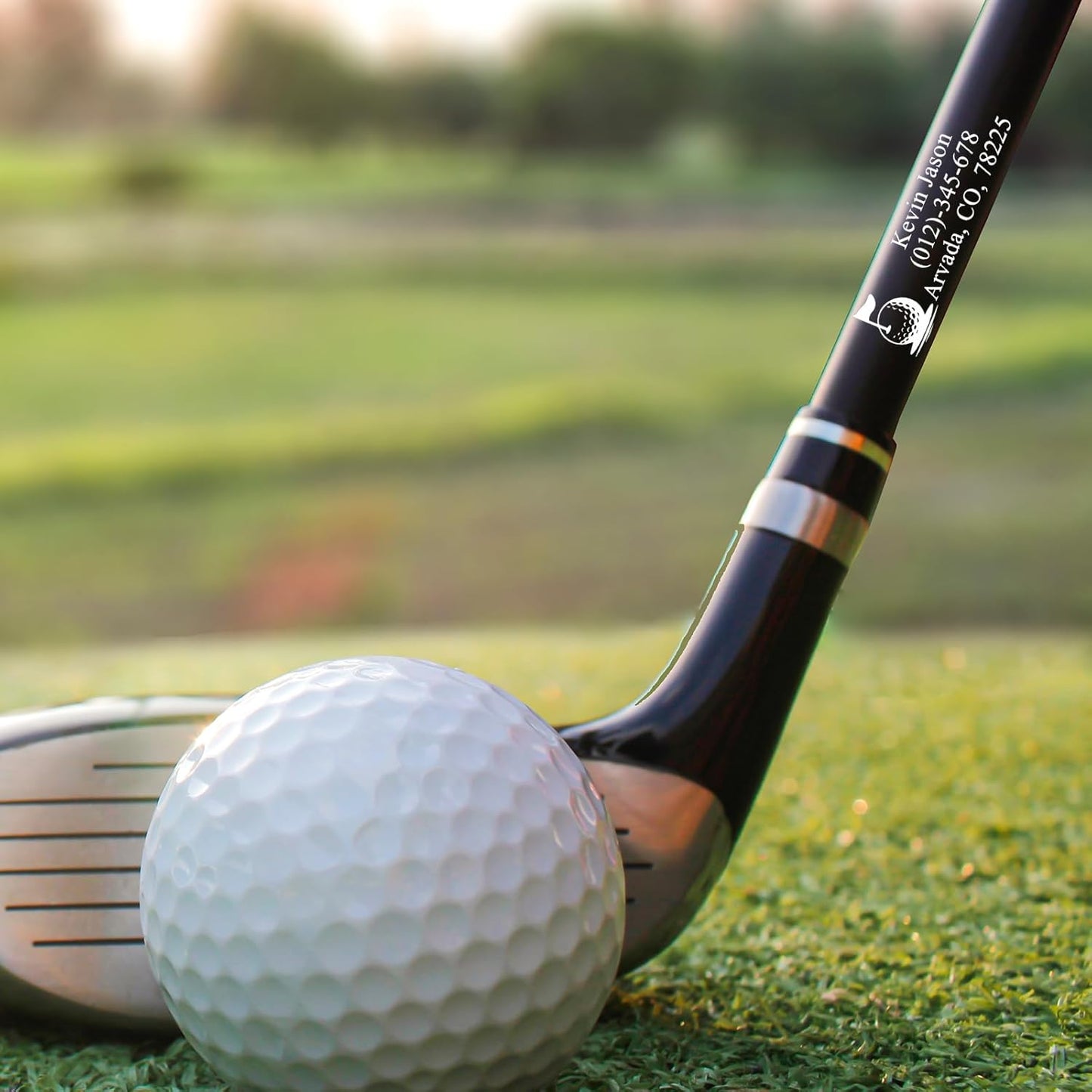 Golf Club Labels 50PCS Personalized Waterproof Name Labels for Identification Custom Stickers for Clubs & Golf Accessories