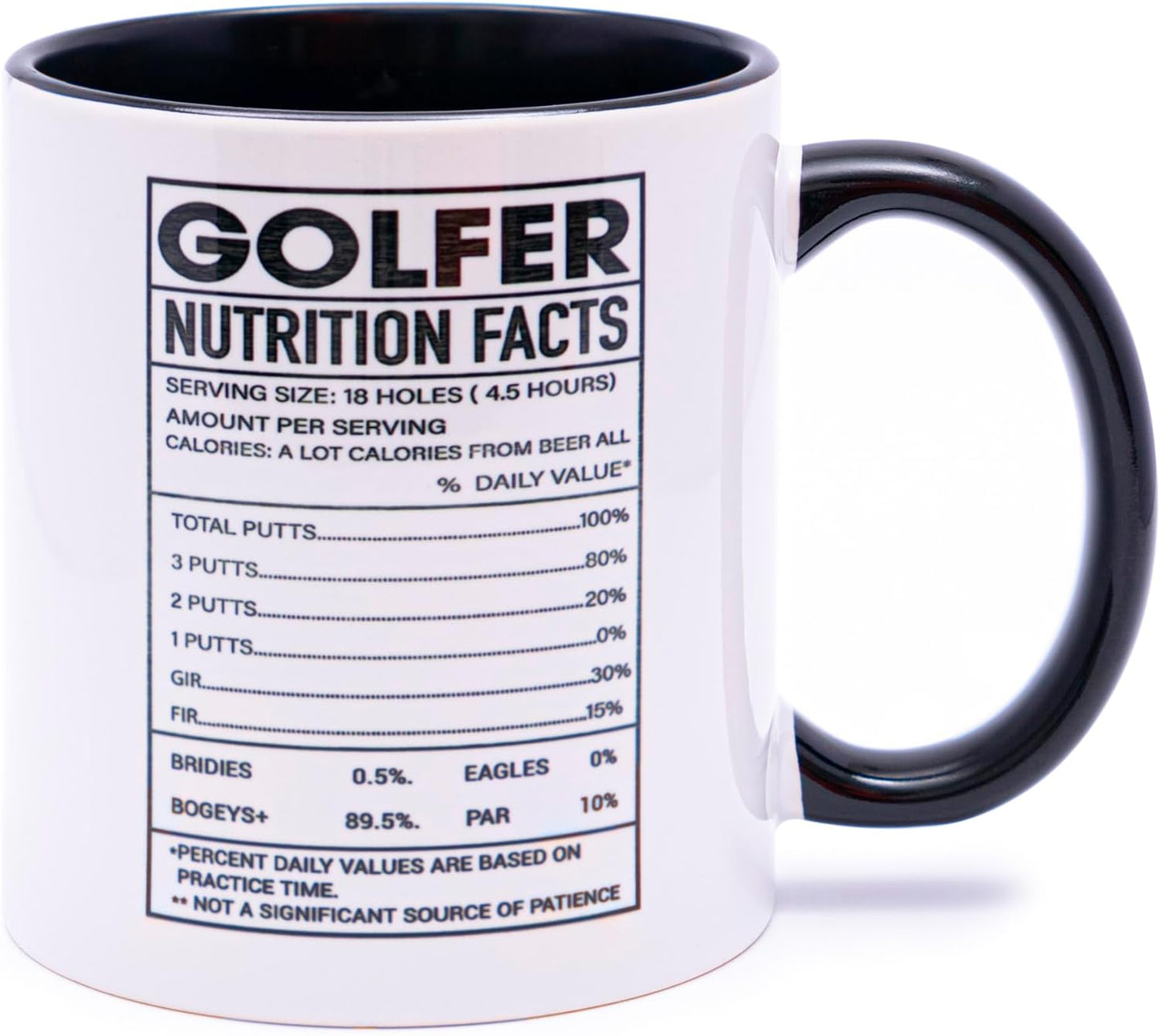 decorluxes Golf Gifts for Dad 11oz Ceramic Mug, Best Dad by Par Mug, Funny Golf Gift for Men, Husband, Gifts for Father’s Day, Birthday (Design 3)