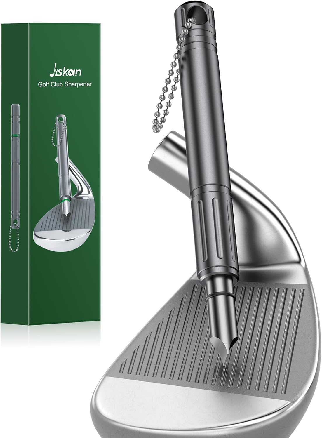 Pro Golf Club Grooves Sharpener Cleaner Tool for Wedges&Irons, Essential Golf Accessories Golf Gifts for Men Cool Golf Gear Unique Golf Bag Accessories Golf Gadget