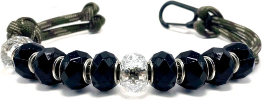 LAMIBEE Golf Beads Count Stroke Score Counter, Durable 550 lbs Paracord String with 10 Beads, Easy Scorekeeping, Hand-Braided with Clip