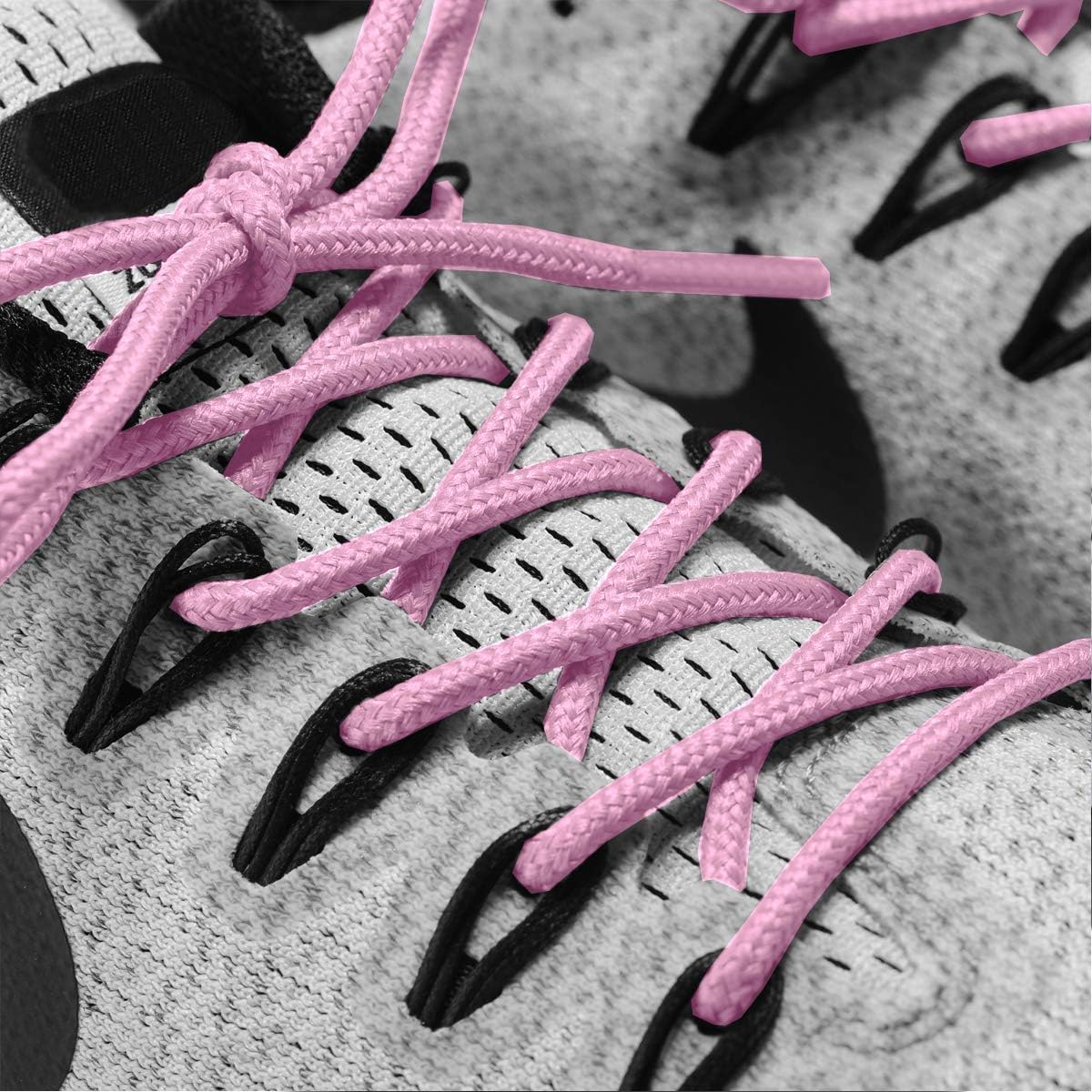 2 Pair Shoelaces Round Athletic Shoes Lace for Boot Laces Shoelaces and Multiple Shoe Types Replacements