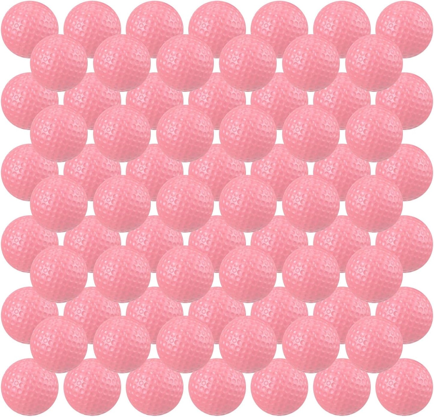 Junkin 80 Pcs Foam Golf Balls Rubber Practice Balls Realistic Feel and Flight Sport Training for Indoor or Outdoor Backyard Golf Training