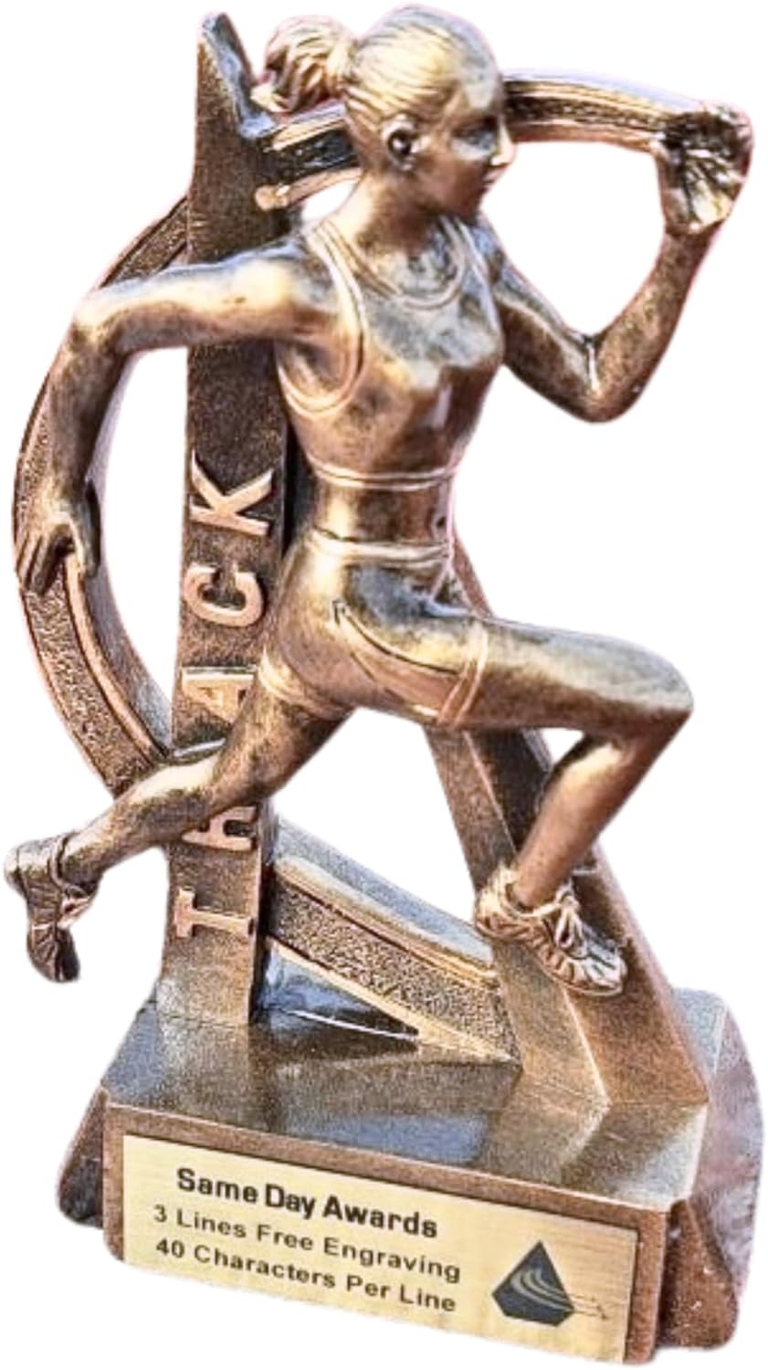 Sports Trophy – Ultra Action 6.5 Inch Engraved Resin Award – Personalized Recognition for Kids Youth Teams Schools Adult Leagues Coaches and Achievement Awards