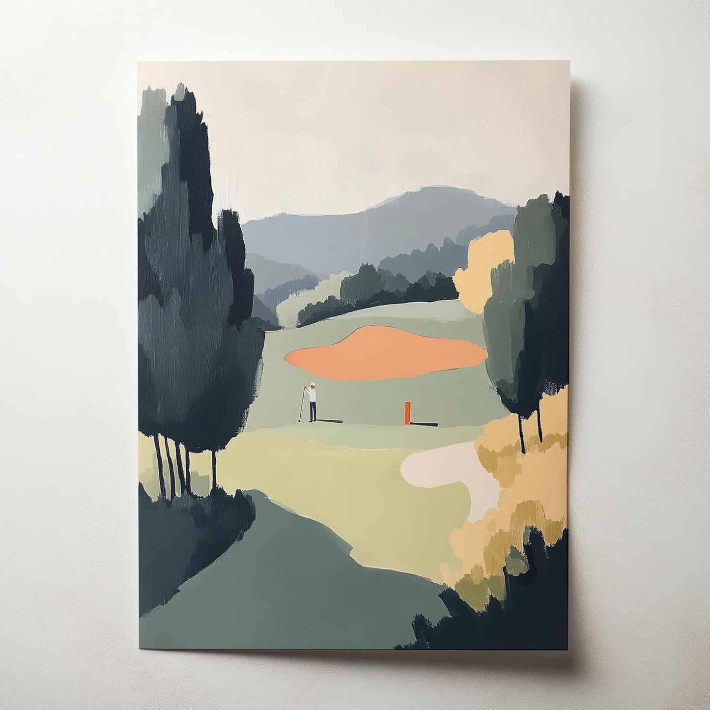 Golf Impressionist Art Print Posters - Premium Giclee Fine Art Prints - Sporty and Sophisticated Home Decor Posters, Golfer Art Prints for Home and Office Decor - Vintage Aesthetic, Ready to Frame