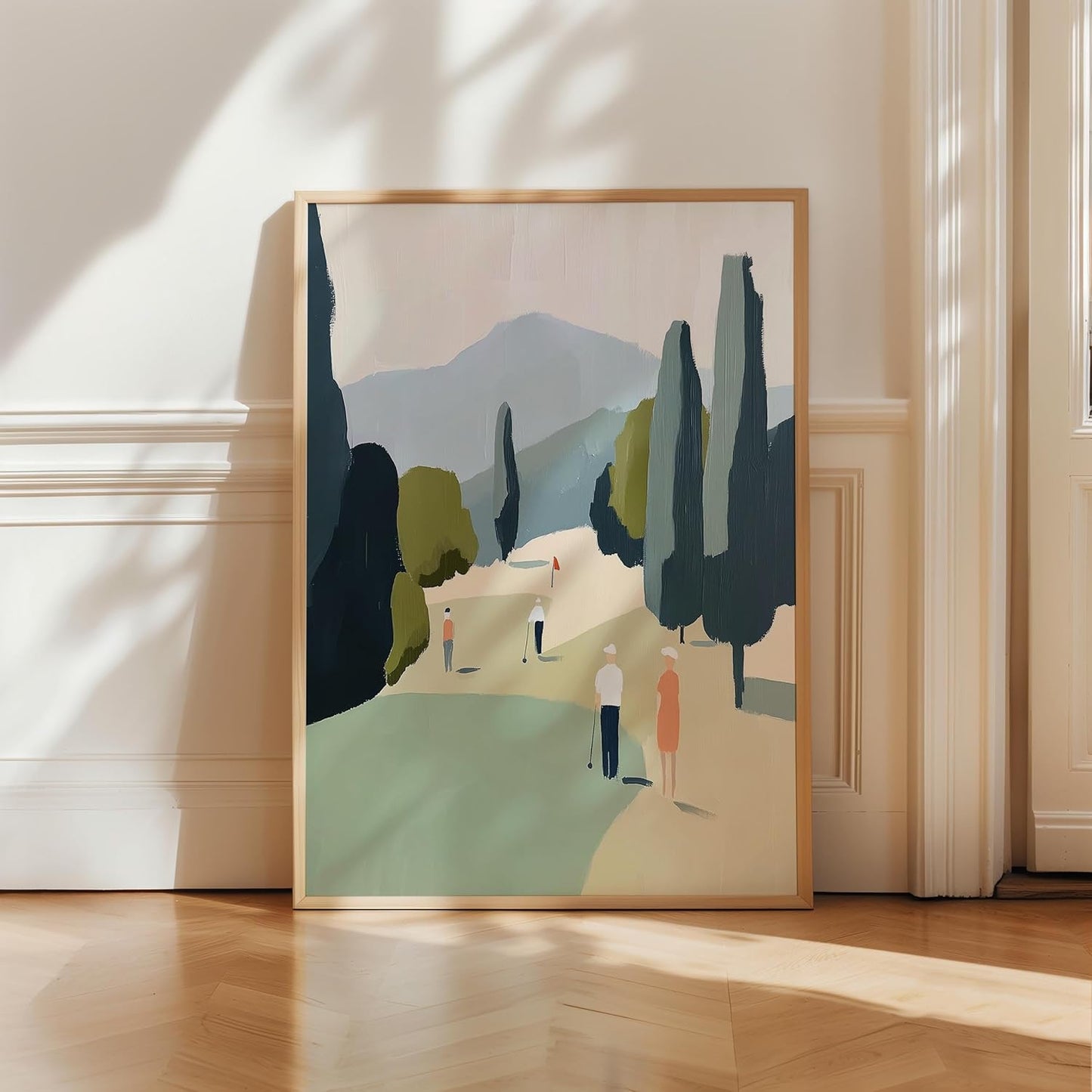 Golf Impressionist Art Print Posters - Premium Giclee Fine Art Prints - Sporty and Sophisticated Home Decor Posters, Golfer Art Prints for Home and Office Decor - Vintage Aesthetic, Ready to Frame