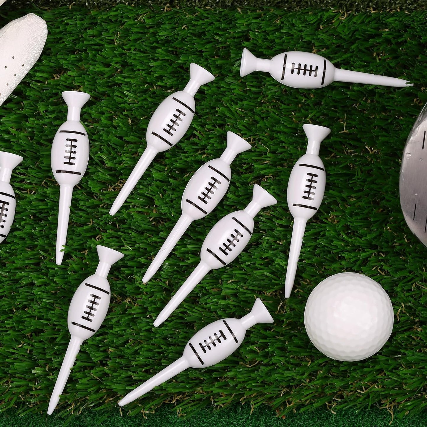 Plastic Golf Tees, Pack of 25, for Height Consistency, Excellent Durability and Stability Tees, Golf Gift for Men Women and Children, Golf Accessories