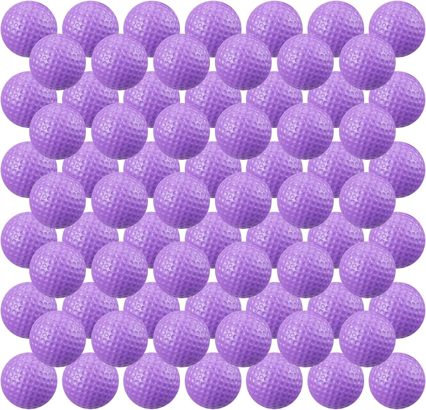 Junkin 80 Pcs Foam Golf Balls Rubber Practice Balls Realistic Feel and Flight Sport Training for Indoor or Outdoor Backyard Golf Training