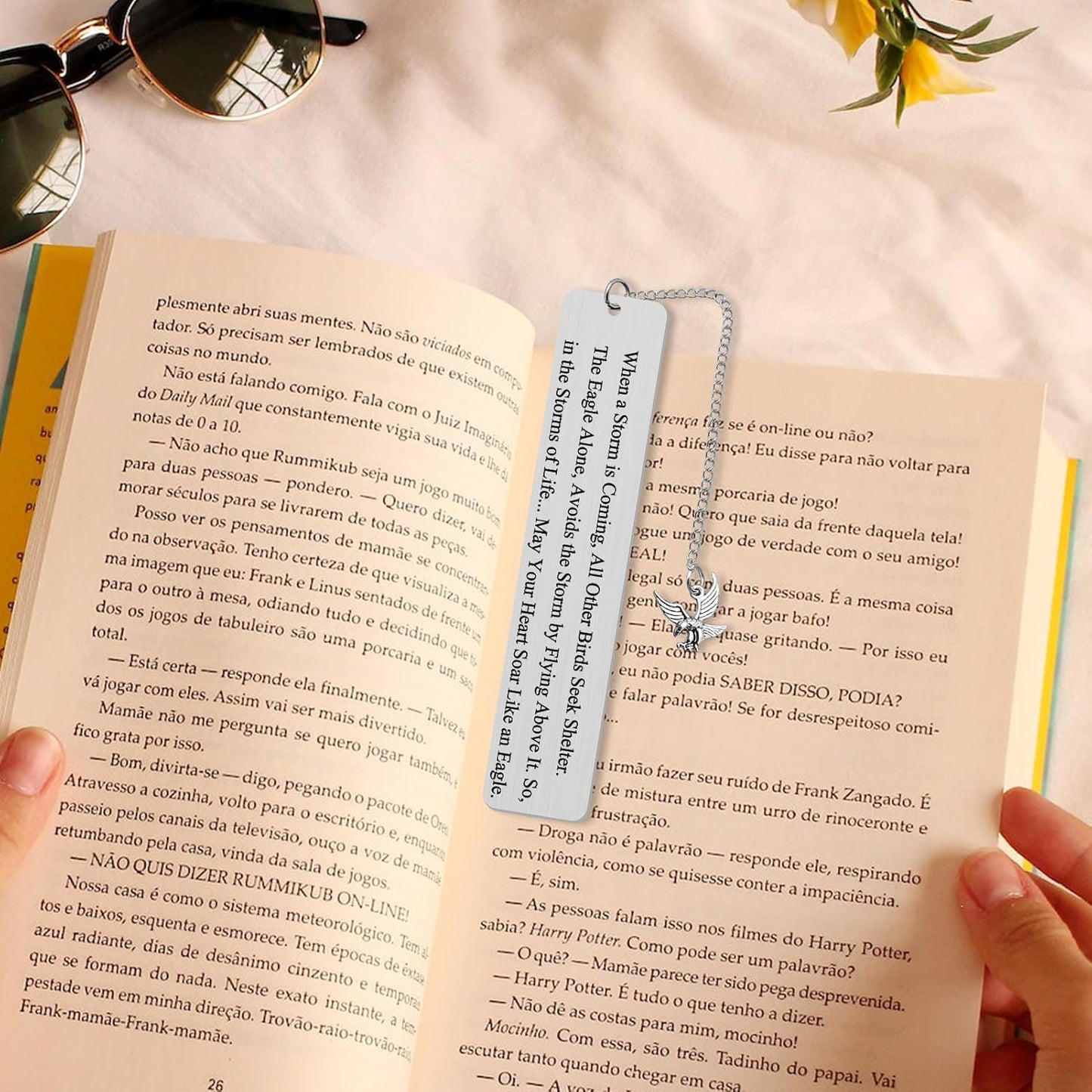 2Pcs Inspirational Bookmarks Eagle Gifts for Women Men Gifts for Eagle Scouts Reading Lovers Scouts Leader Scout Ceremony Gift Scoutmaster Court of Honor Encouragement Gifts for Eagle Lovers Friends