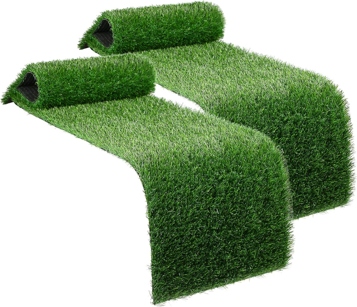 XLX TURF 12"x36" Faux Grass Table Runner 2 Pack Christmas Football Birthday Party Decorations Green Table Centerpiece Artificial Turf for Golf Theme Wedding Baby Shower, DIY Crafts