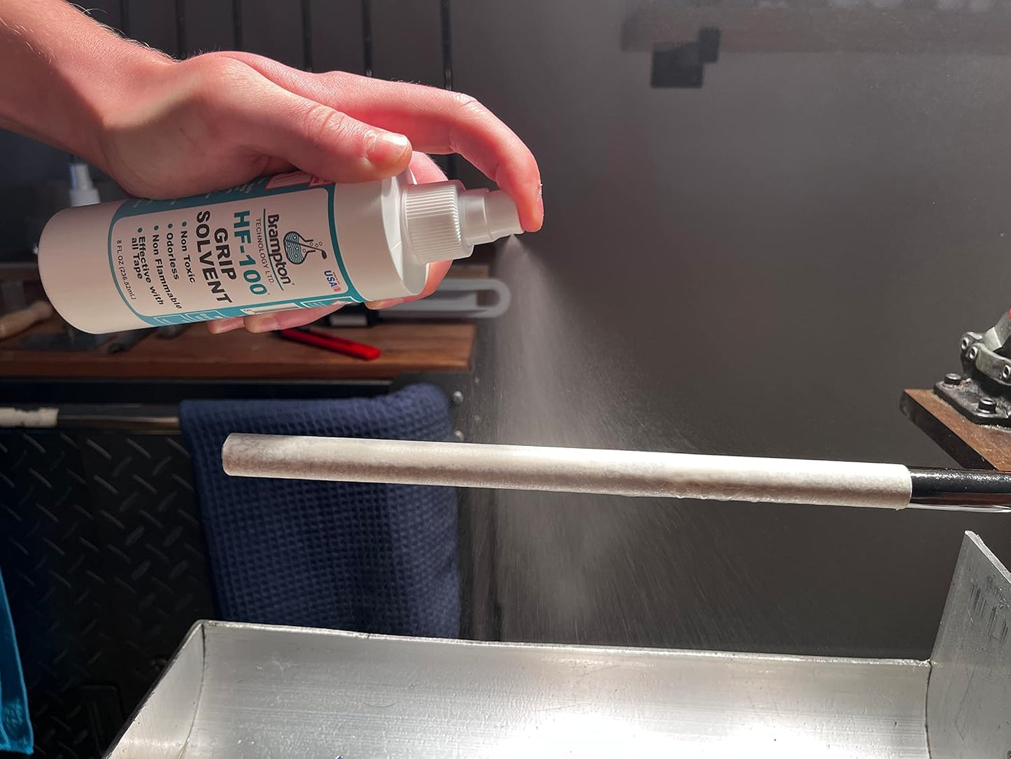 Brampton Complete Golf Grip Kit for Golf Club Regripping (2"x9" Golf Grip Tape Strips) - Makes Golf Grip Repair Safe and Easy - Non-Toxic, Non-Flammable, and Odorless Golf Grip Solvent