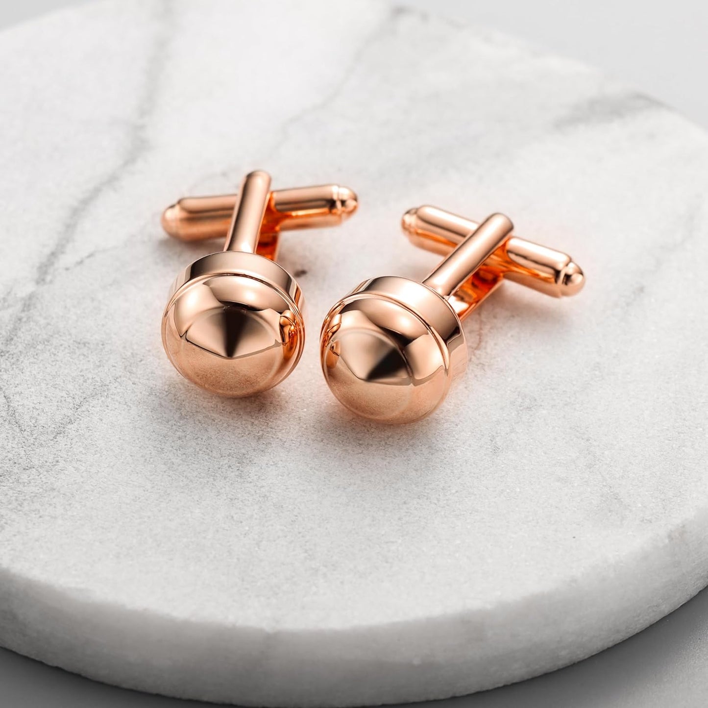 HAWSON Cufflinks and Studs for Men-Fashion Men Vintage Enamel Carbon Fiber Tuxedo Shirt Cufflinks and Studs Set for Regular Wedding Business Accessories