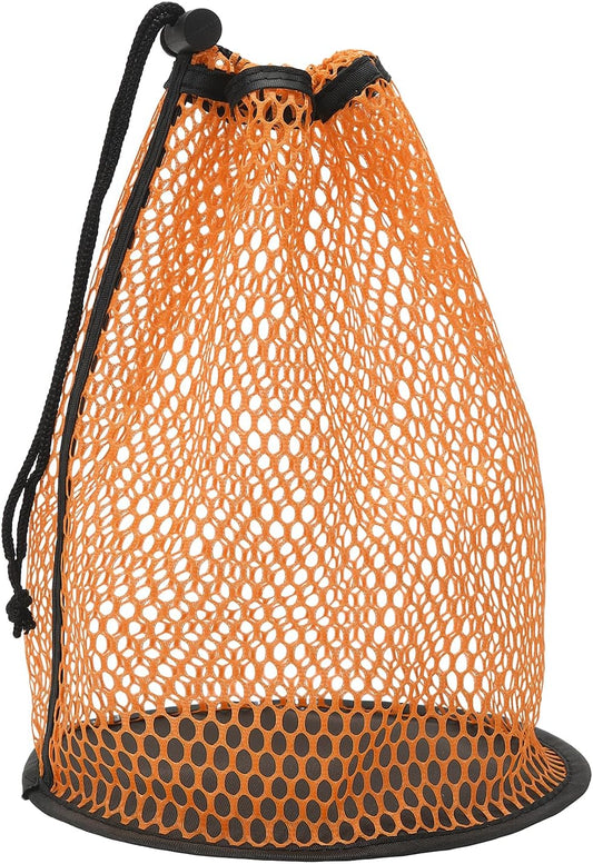 Golf Ball Storage Bag Nylon Mesh Golf Pouch with Adjustable Drawstring Closure for Outdoor Sports Supplies