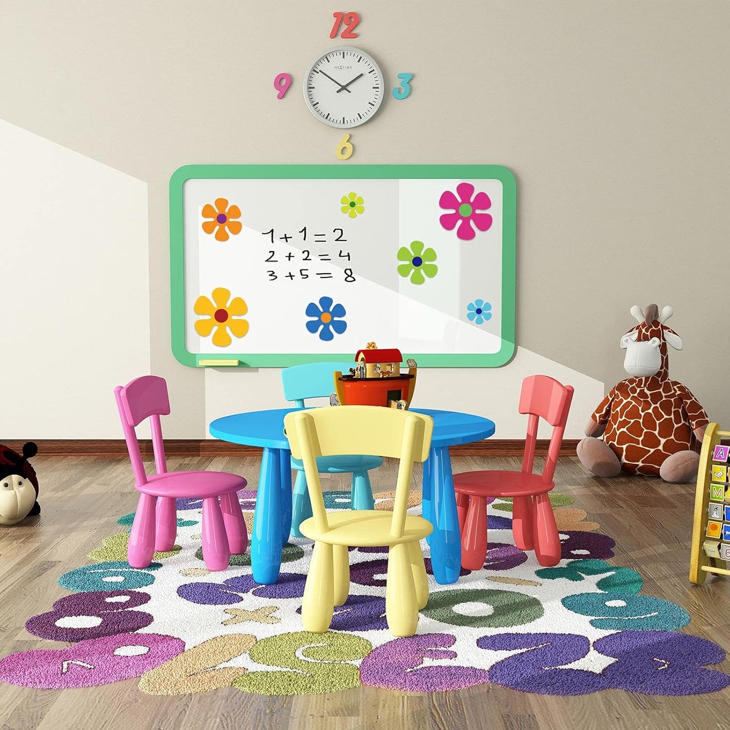 Outus Car Flower Magnet Funny Magnetic Decals Decorations Cute Fridge Magnets 60s Flower Cutout Magnet for Car Home Door Refrigerator (24 Pieces,3.9 x 3.9 Inch, 2.2 x 2.2 Inch, 5.1 x 5.1 Inch)