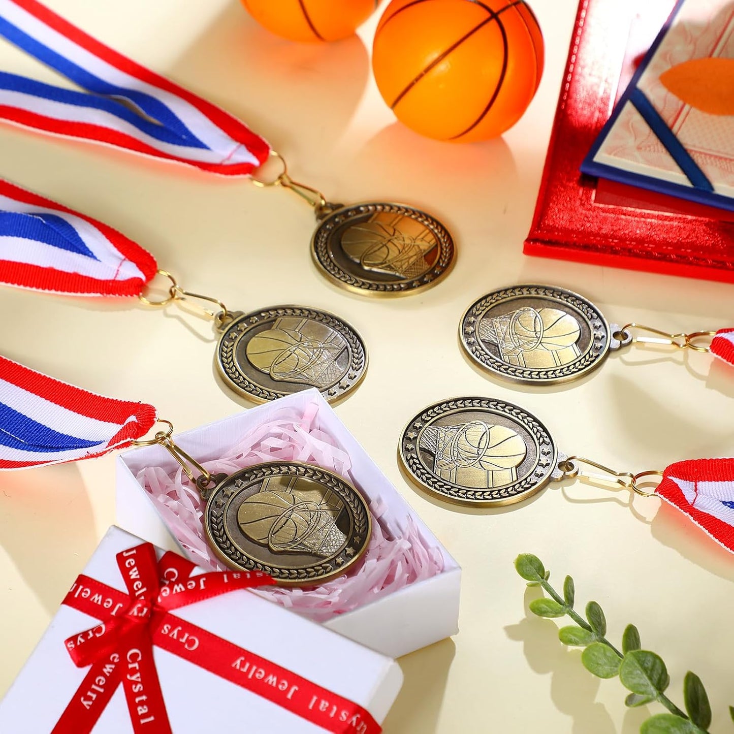Remuuly 30 Pcs Gold Medals Bulk 2'' Basketball Soccer Baseball Volleyball Football Lacrosse Kickball Cheer Bowling Trophy Medals for Awards for Sports Participation Winner Gift