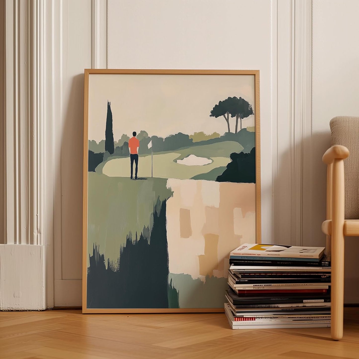 Golf Impressionist Art Print Posters - Premium Giclee Fine Art Prints - Sporty and Sophisticated Home Decor Posters, Golfer Art Prints for Home and Office Decor - Vintage Aesthetic, Ready to Frame