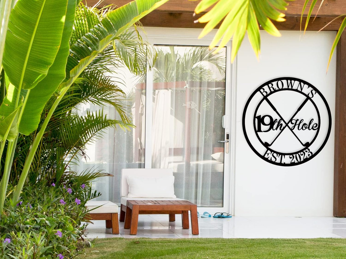 Personalized 19th Hole Metal Sign, Personalized Golf Sign, Golf Mancave Sign, Custom Golf Gifts for Men, Golfer Gifts, Boyfriend, Husband, Dad