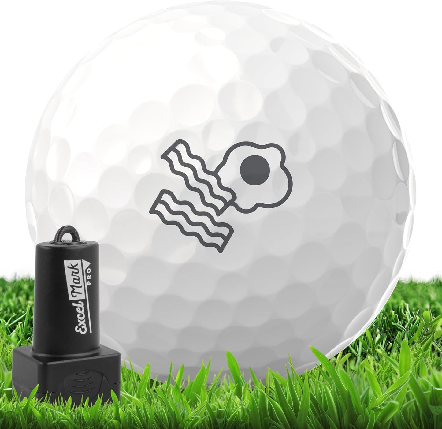 ExcelMark Pro Golf Ball Stamp - Easy Ball Identification - Choose from 25+ Styles and 4 Colors!