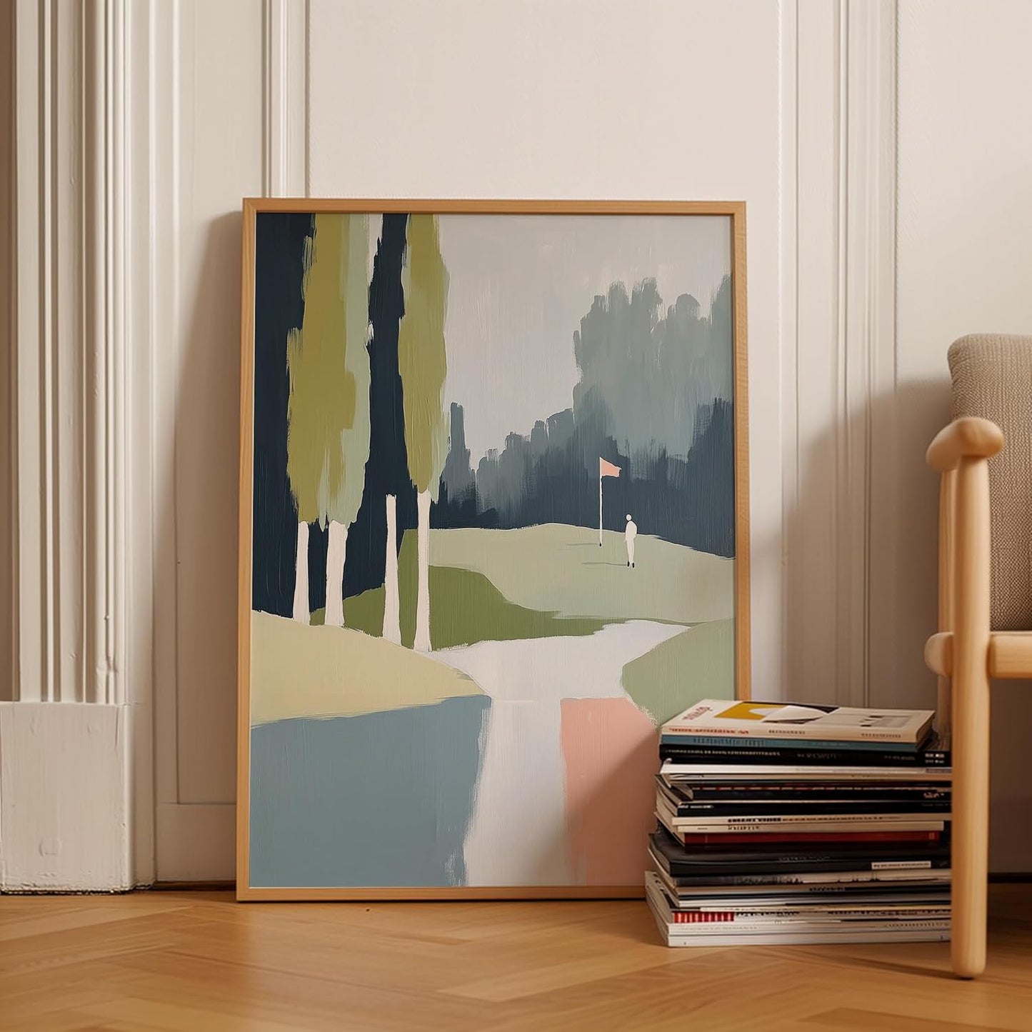 Golf Impressionist Art Print Posters - Premium Giclee Fine Art Prints - Sporty and Sophisticated Home Decor Posters, Golfer Art Prints for Home and Office Decor - Vintage Aesthetic, Ready to Frame