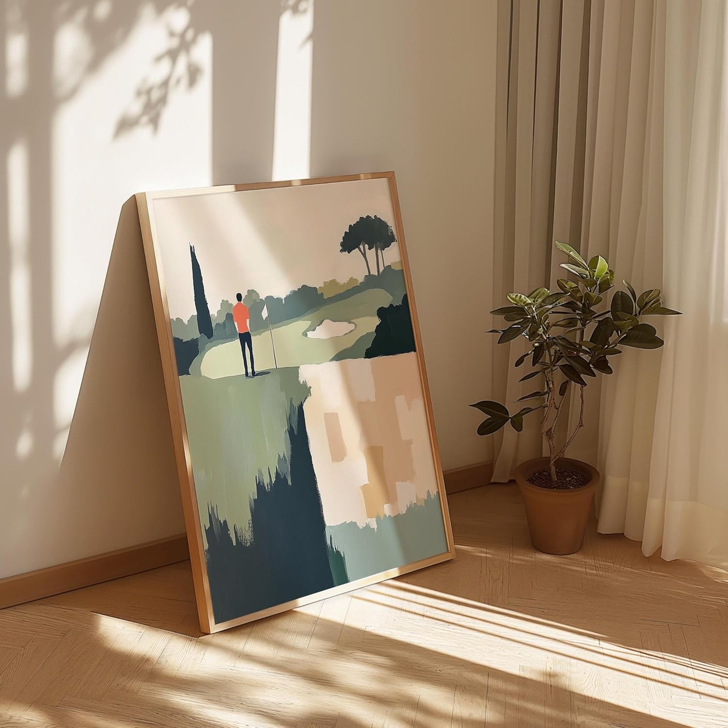 Golf Impressionist Art Print Posters - Premium Giclee Fine Art Prints - Sporty and Sophisticated Home Decor Posters, Golfer Art Prints for Home and Office Decor - Vintage Aesthetic, Ready to Frame