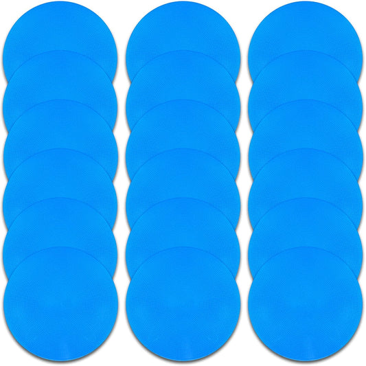 Poly Spot Markers 9 inch Non-Slip Rubber Agility Markers Flat Field Cones Floor Dots for Football, Soccer, Basketball Training Markers, School Activities, Exercise Drills, Social Distancing