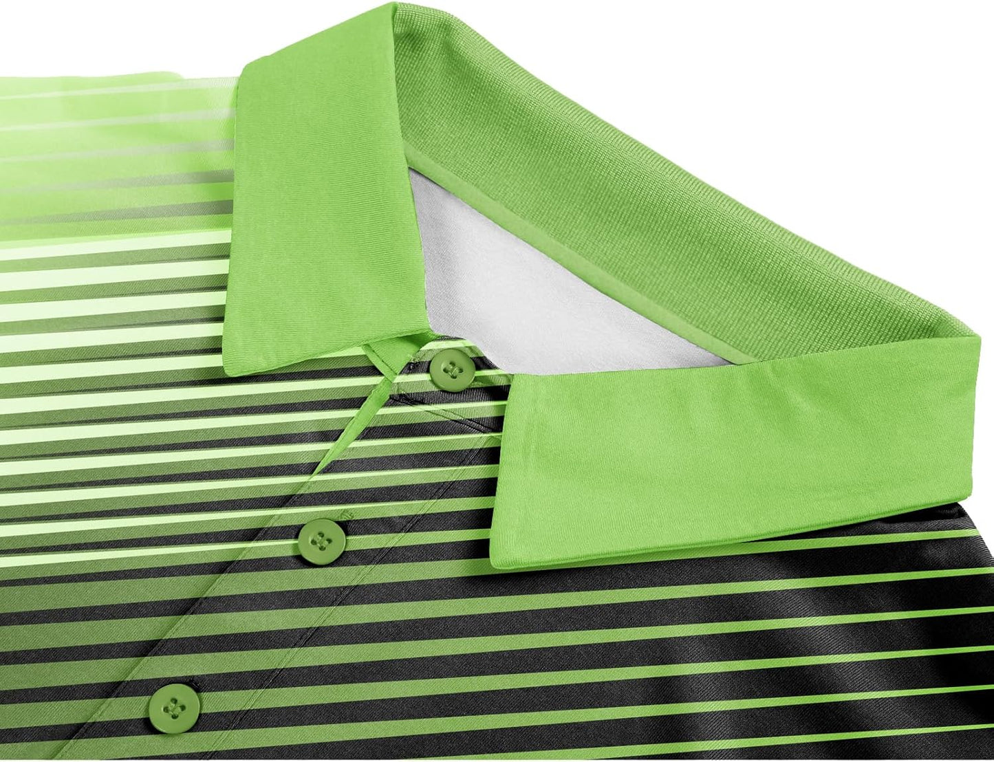 SCODI Mens Golf Shirt Moisture Wicking Performance Sport Short Sleeve Print Golf Polo Shirts for Men