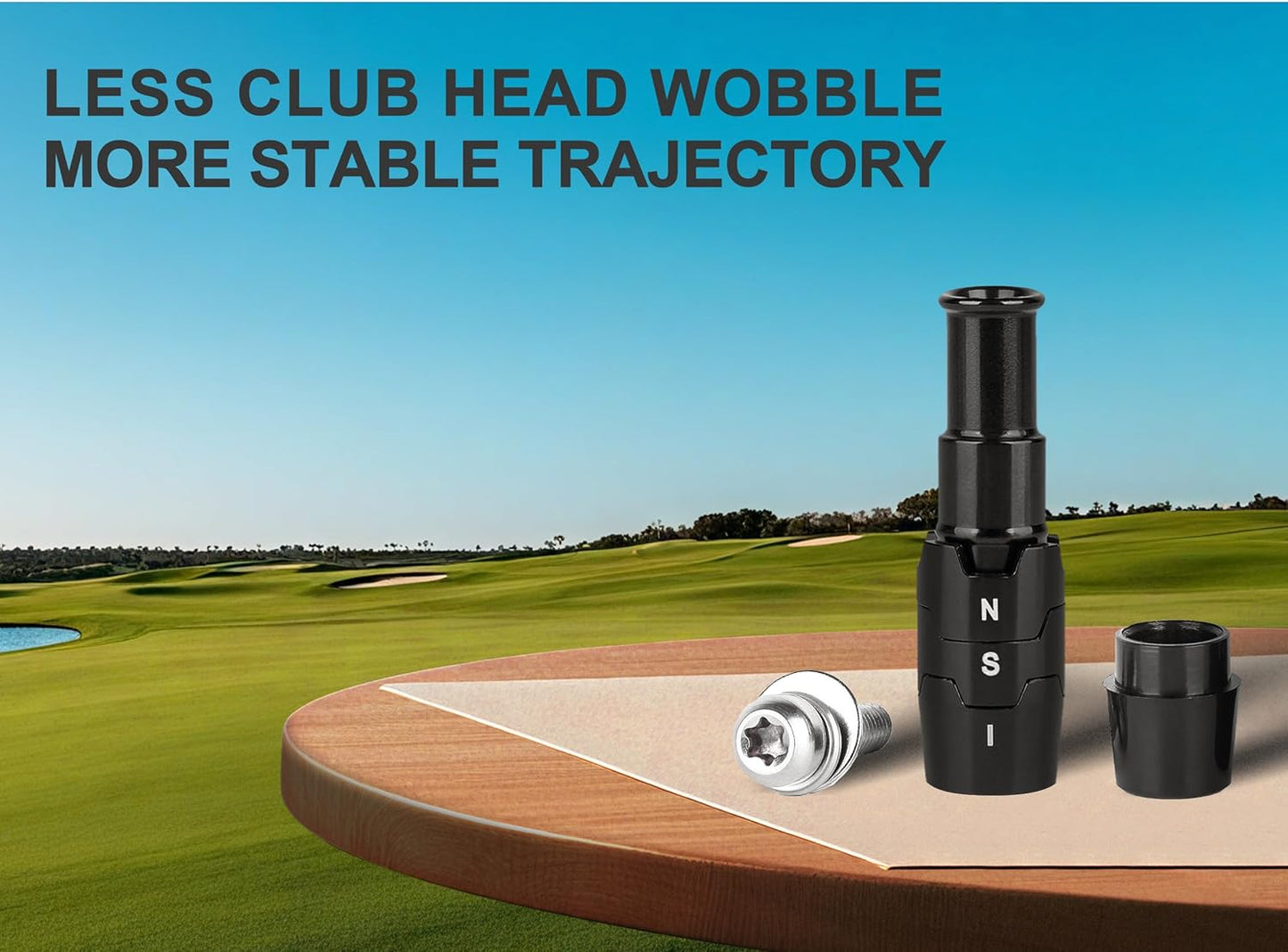 Golf 5pcs .335 Golf Adapter Sleeve Shaft Compatible with Callaway Ai Smoke Series Drivers, Paradym, Epic, Rogue ST, Great Big Bertha, MAVRIK Series,816/815/814 XR Drivers