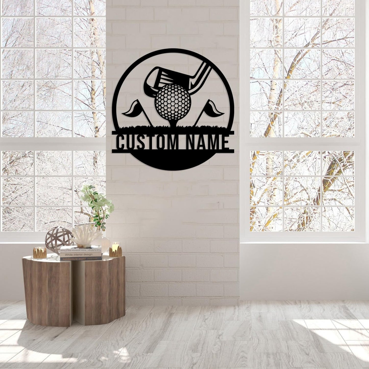 Custom Golf Metal Signs, Personalized Signage Wall Art Decor, Golfer Name Signs, Golf Metal Home Decor, Golf Club Signs (Style-2)