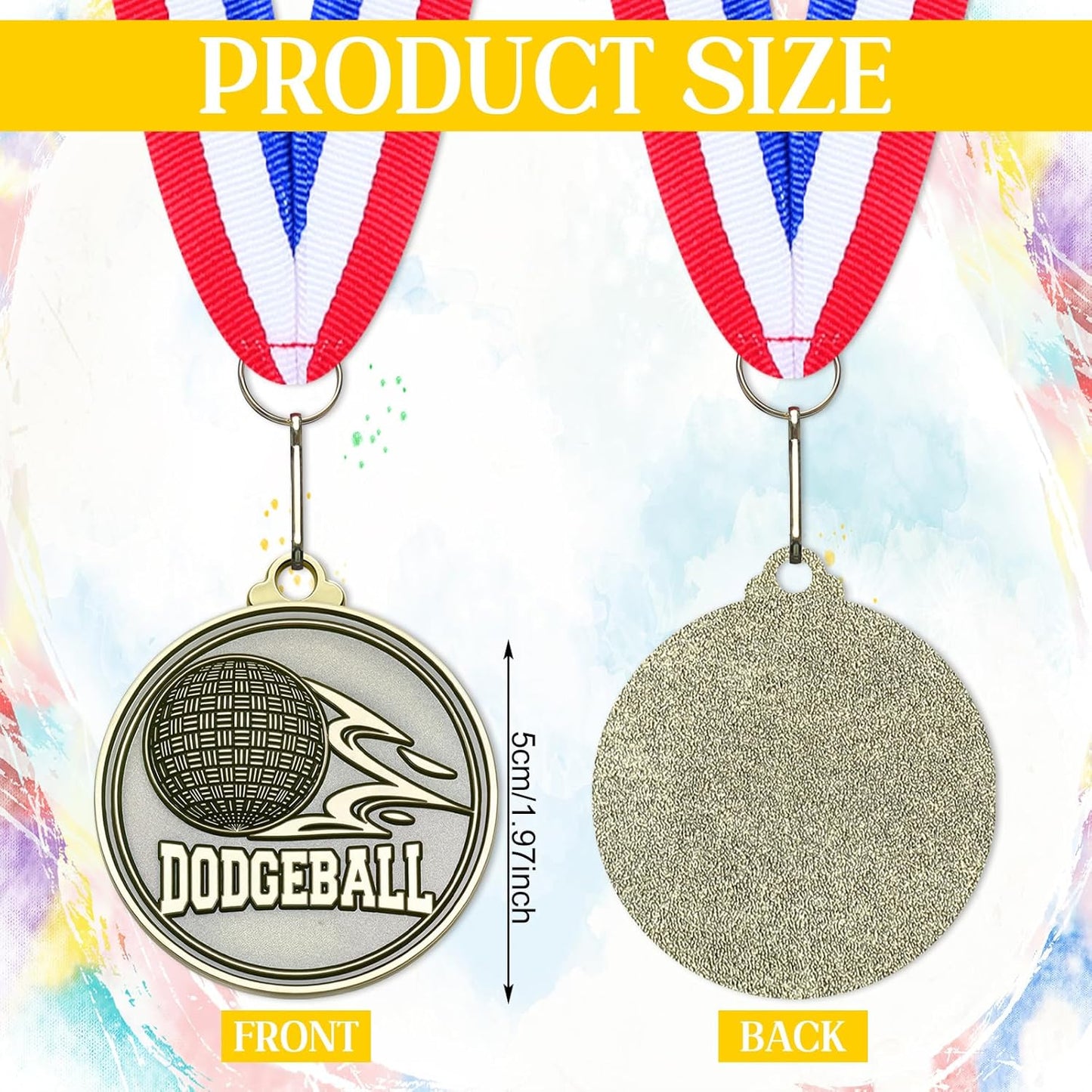 Remuuly 30 Pcs Gold Medals Bulk 2'' Basketball Soccer Baseball Volleyball Football Lacrosse Kickball Cheer Bowling Trophy Medals for Awards for Sports Participation Winner Gift