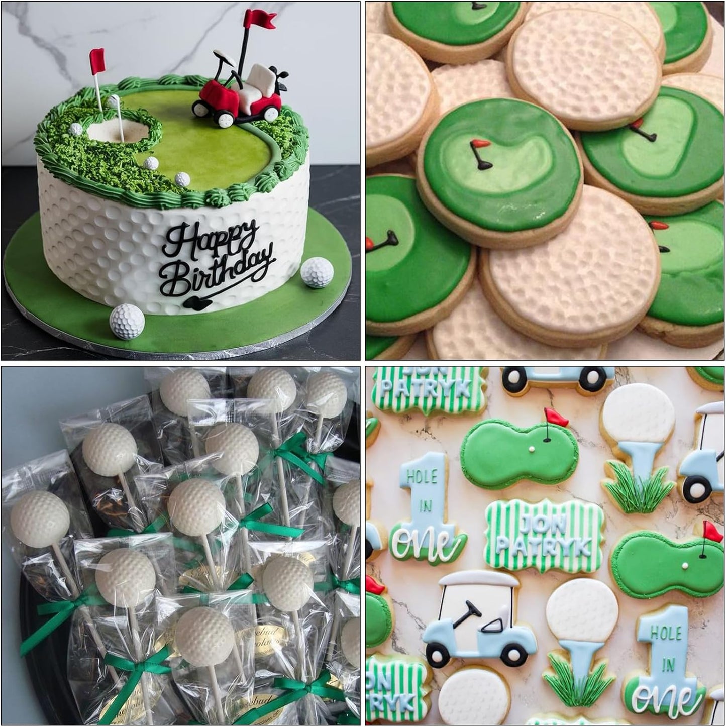 1pcs Golf Fondant Mold, Silicone, 3D, Cake Decoration, Cupcake Toppers, Mousse, Flower Paste, Biscuits, Modeling Clay, Plaster Pendants