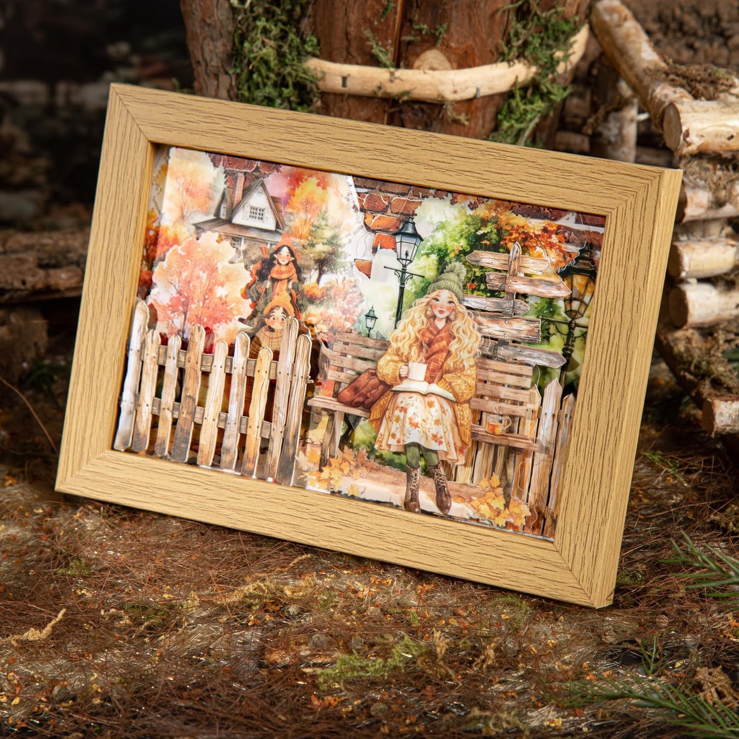 Rustic Garden-Themed Cardstock Sticker Set, 180Pcs Vintage Stickers for Scrapbooking, Journaling, Junk Journal Supplies, and DIY Crafts