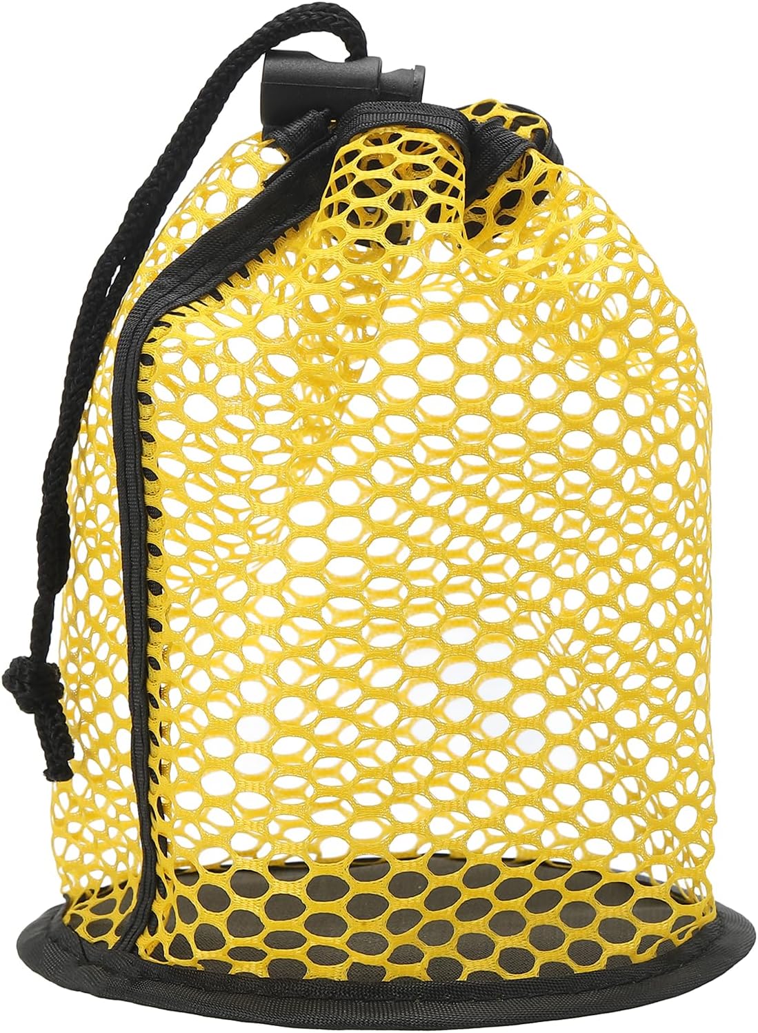 Golf Ball Storage Bag Nylon Mesh Golf Pouch with Adjustable Drawstring Closure for Outdoor Sports Supplies