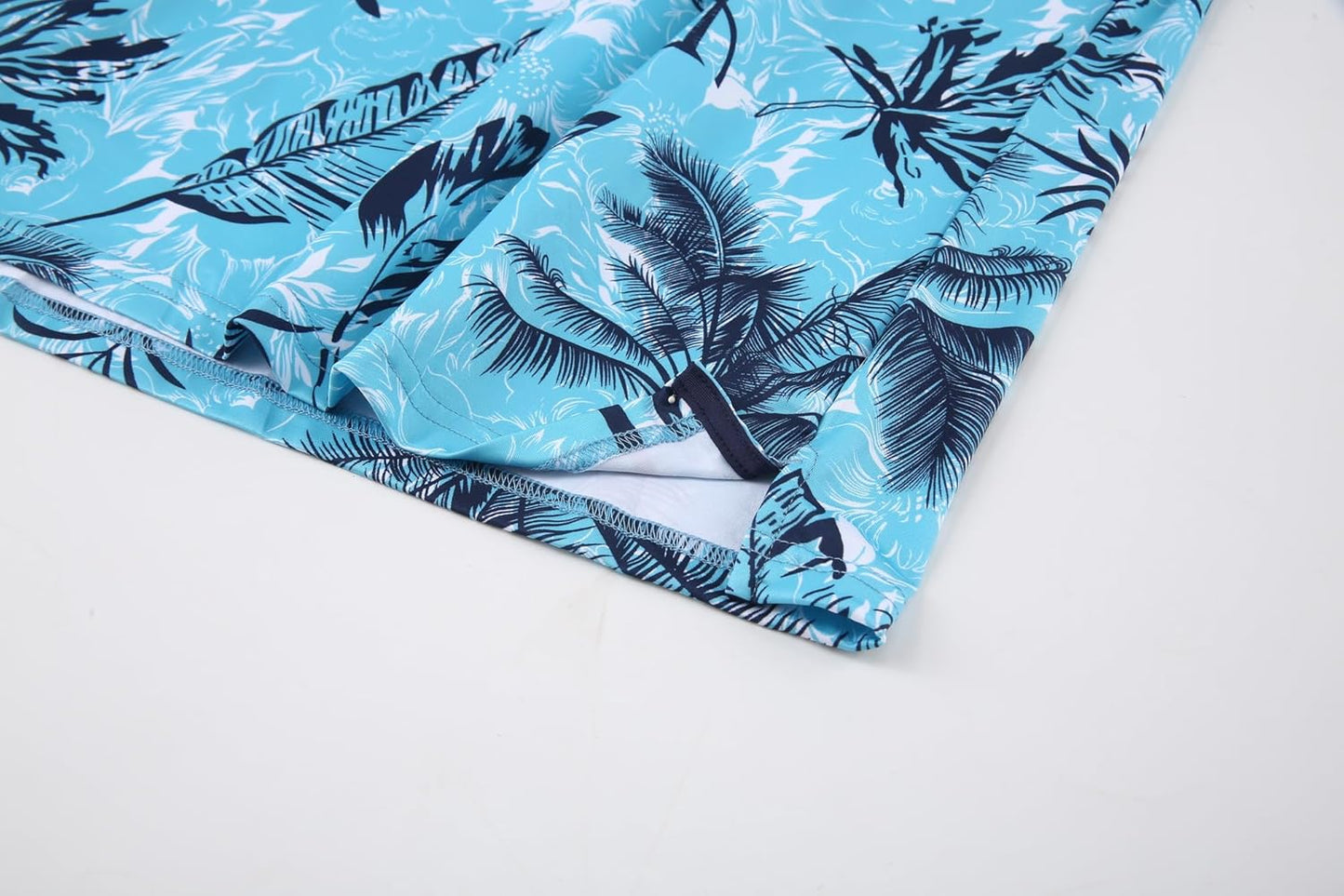 Alex Vando Mens Hawaiian Golf Shirt Moisture Wicking Digital Print Golf Shirts for Men