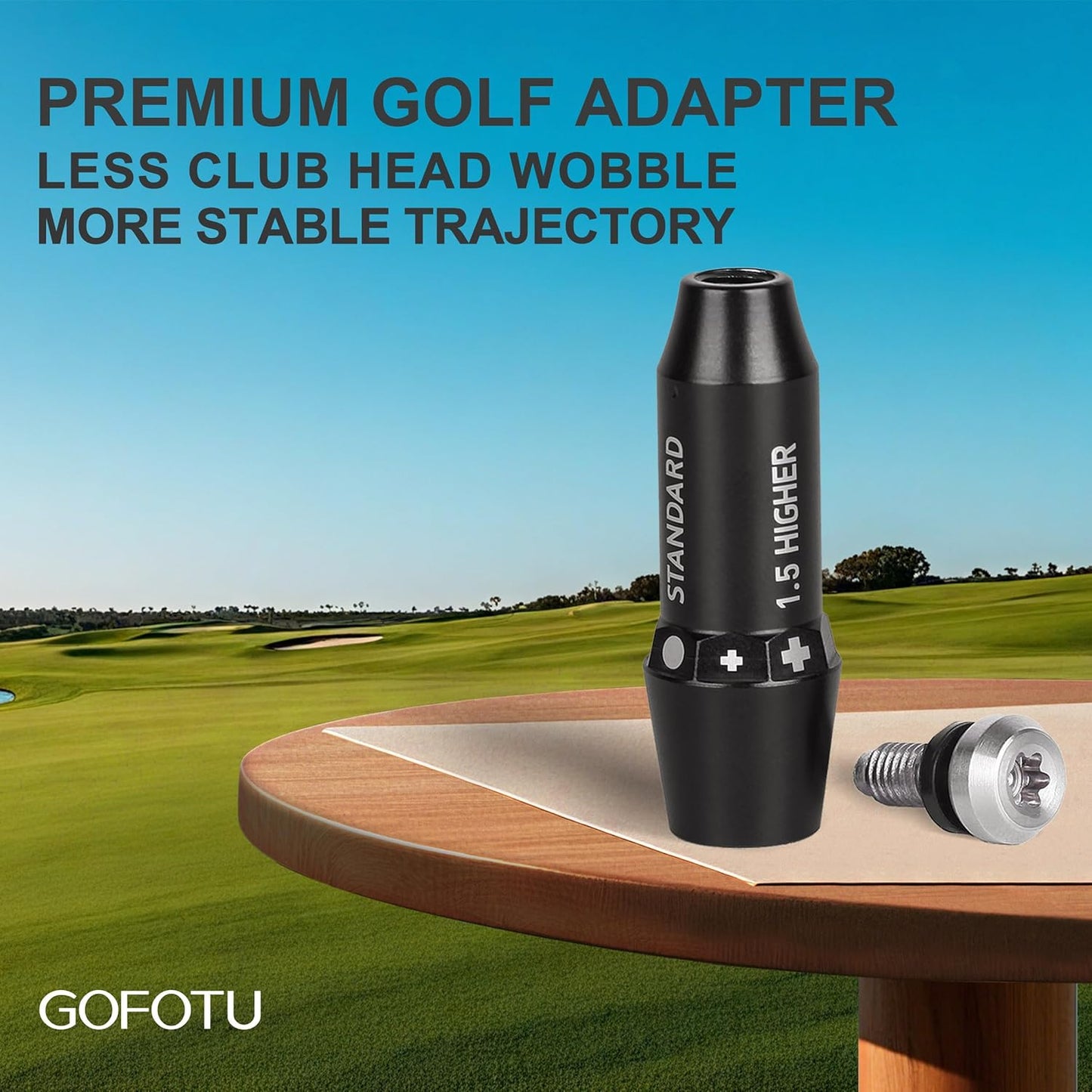 Golf Shaft Adapter Sleeve .370 HB Compatible with PXG Hybrid/Rescue Golf Shaft RH