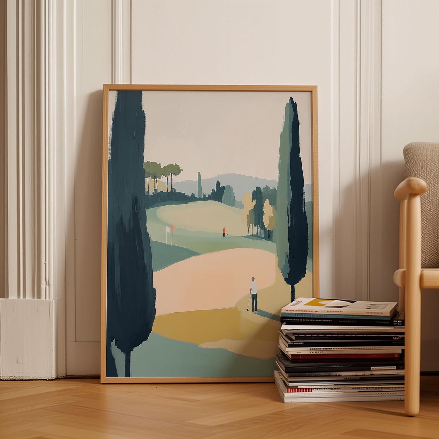 Golf Impressionist Art Print Posters - Premium Giclee Fine Art Prints - Sporty and Sophisticated Home Decor Posters, Golfer Art Prints for Home and Office Decor - Vintage Aesthetic, Ready to Frame