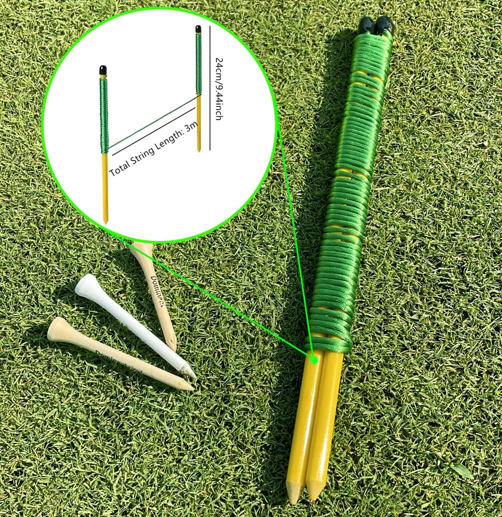 GLANC Golf Putting Alignment Mirror (12” x 6”), Putting Training Aids with Carry Bag for Indoor & Outdoor Use, Trainer Putting Practice Mirror for Improving Technique Accuracy Posture