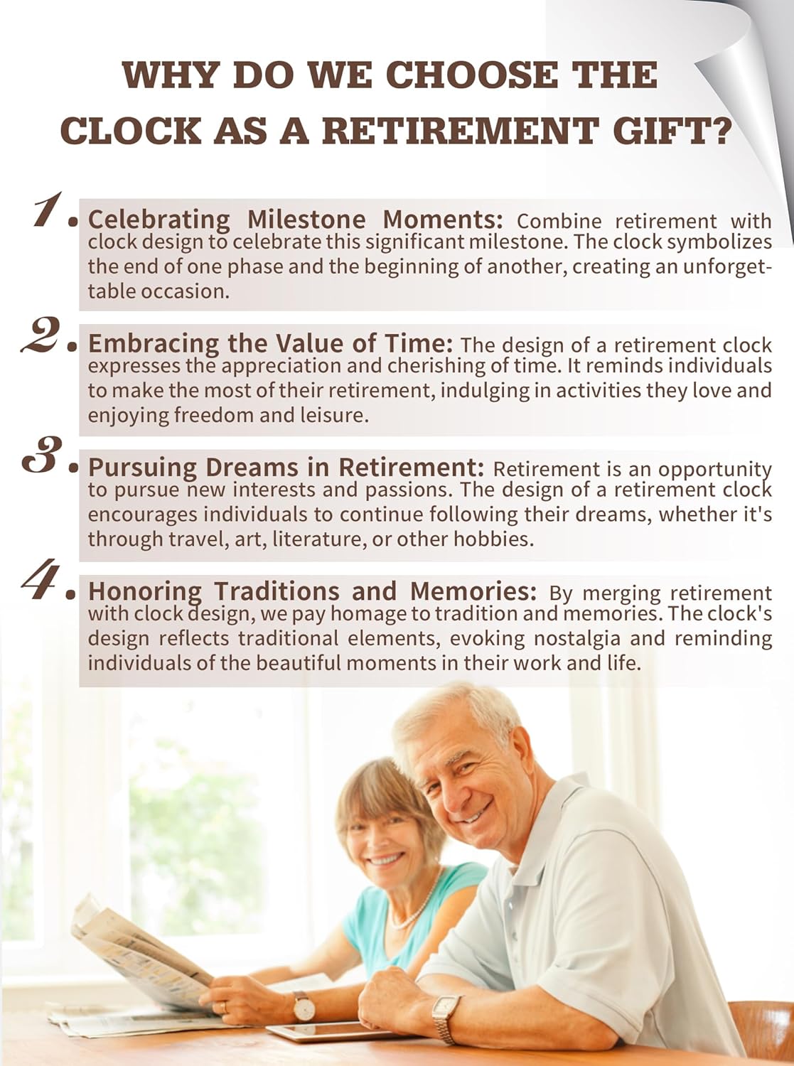 DEEWISH Retirement Gift for Women Men Quartz Desk Clock Plaque Gifts, Coworker Gifts Going Away Gift Leaving Gifts Congratulations Retired Gifts for Boss Leader Friends Teacher