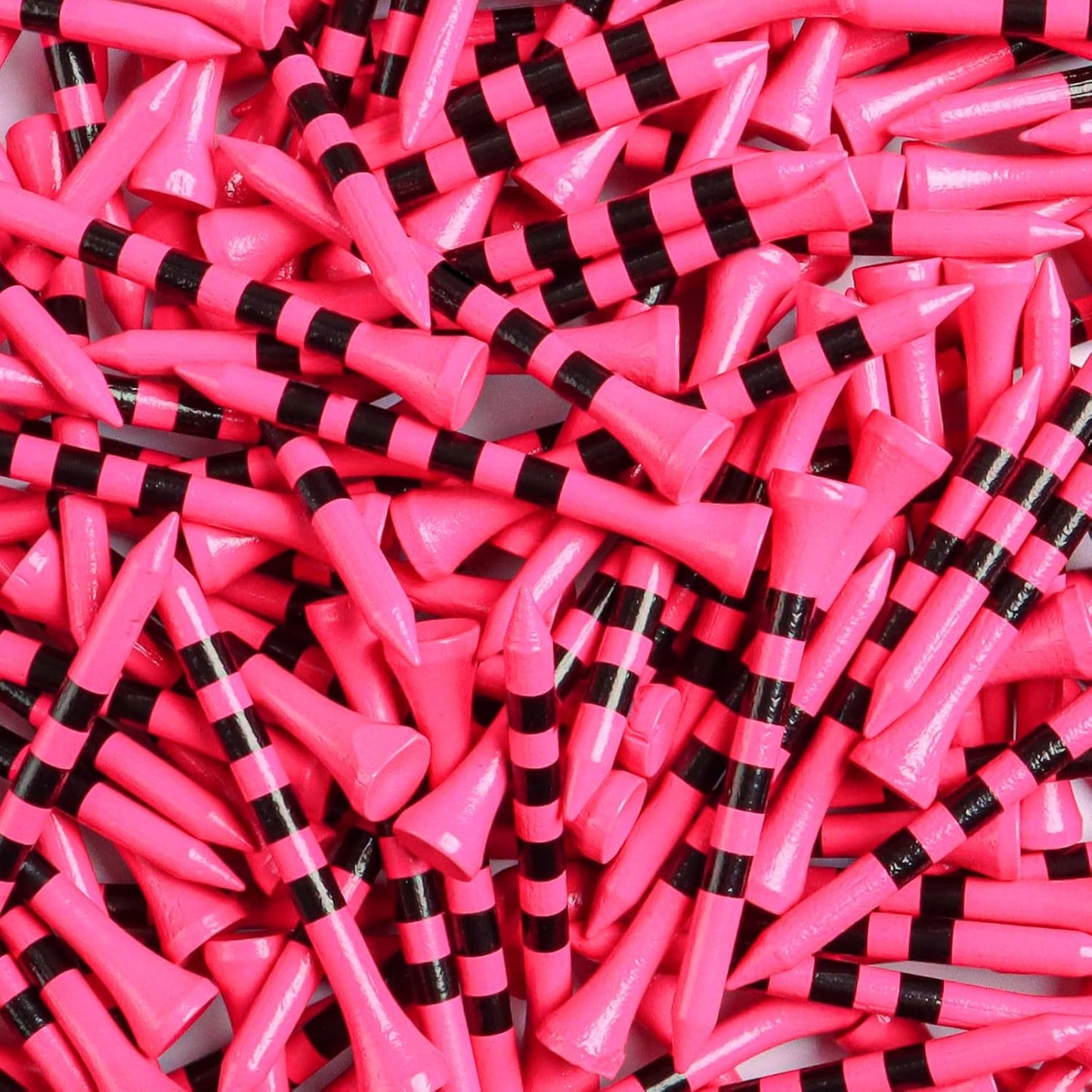 FINGER TEN Golf Tees Wood 3 1/4 2 3/4 Inch Wooden Bamboo 50/120 Count, Durable Biodegradable Colored Bulk Tee 70mm 83mm