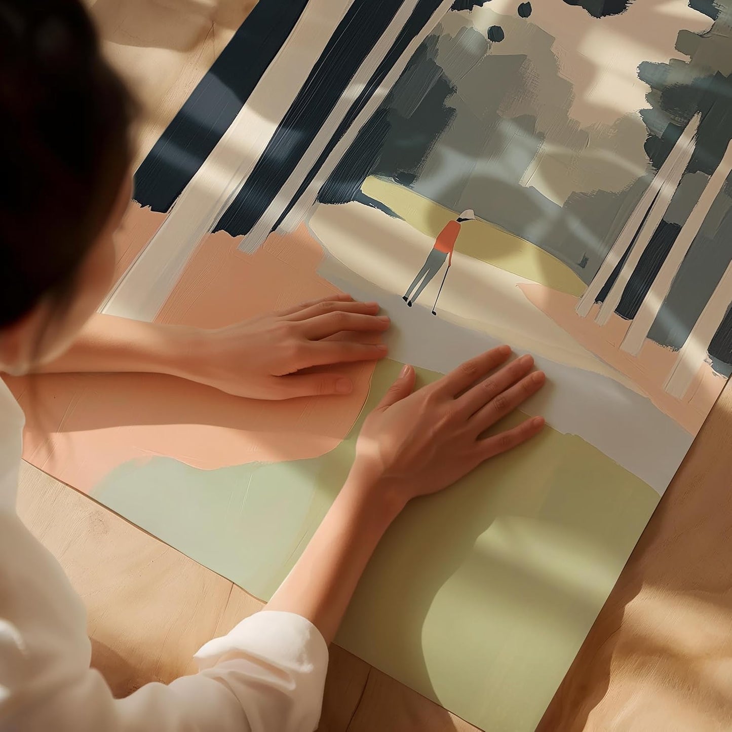 Golf Impressionist Art Print Posters - Premium Giclee Fine Art Prints - Sporty and Sophisticated Home Decor Posters, Golfer Art Prints for Home and Office Decor - Vintage Aesthetic, Ready to Frame